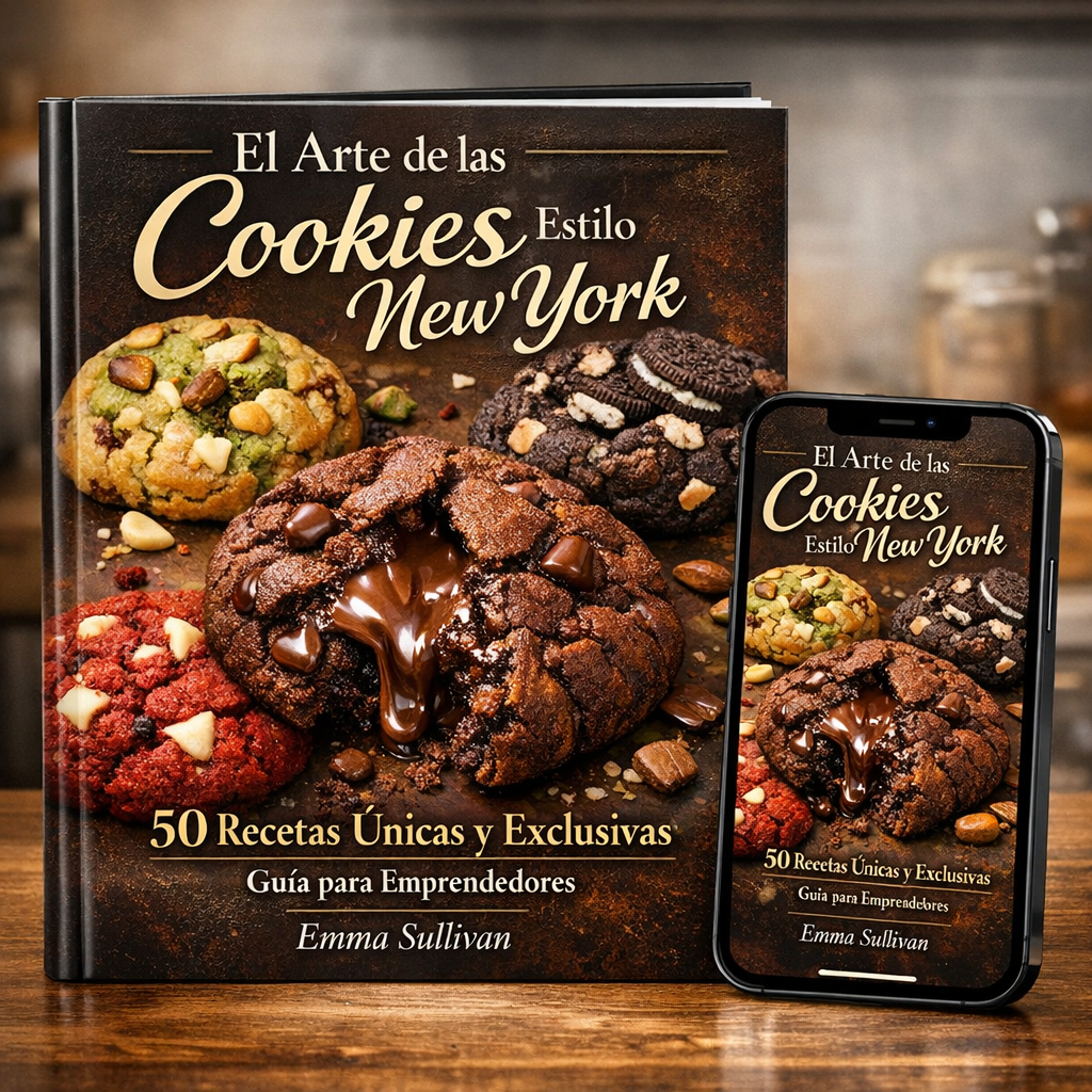 Domina el Arte de las Cookies | New York  /   Además, recibís 12 Bonos Incluidos
