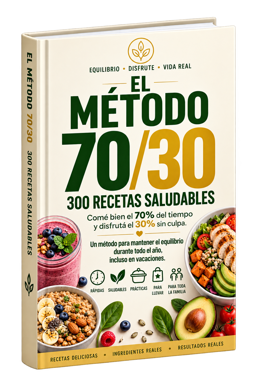 El Método 70/30 — 300 Recetas Saludables